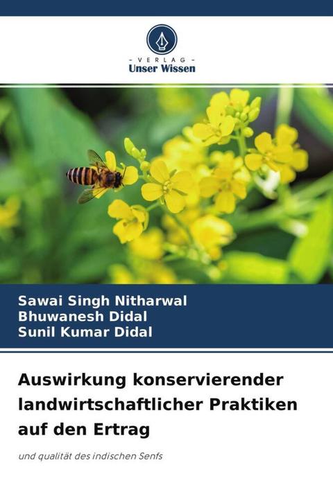 Produktbild Auswirkung konservierender landwirtschaftlicher Praktiken auf den Ertrag (Deutsch, Sawai Singh Nitharwal, Sunil Kumar Didal, Bhuwanesh Didal, 2021)