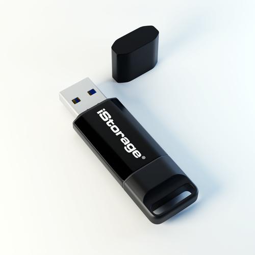 Produktbild Origin Storage iStorage IS-FL-DBT-256-64, 64 GB, USB tipo A, 3.2 Gen 1 (3.1 Gen 1), 170 MB/s, Cuffia, Nero (64 GB)
