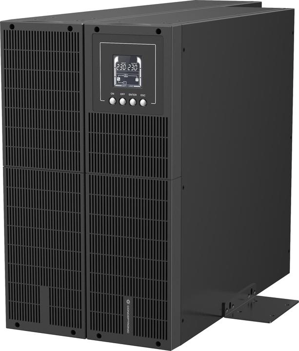 Image du produit Conceptronic ZEUS USV 6000VA 6000W Online UPS,IEC EPO Port (6000 VA, 6000 W, Double convertisseur en ligne Onduleur)