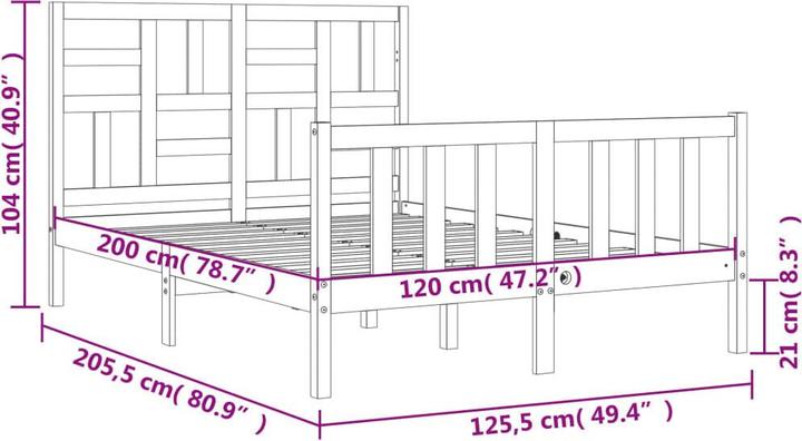 Immagine prodotto VidaXL Zack (120 x 200 cm)