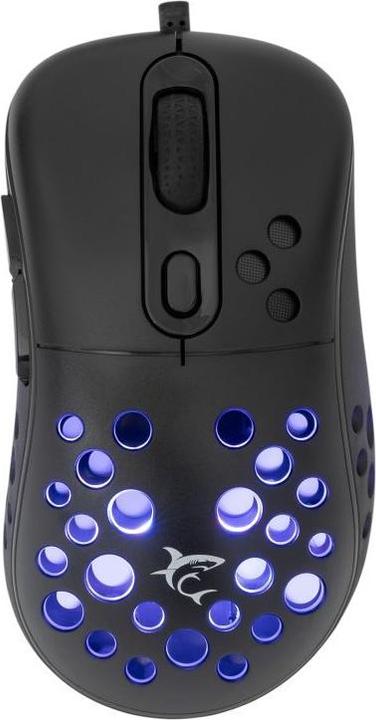 Immagine prodotto White Shark Mouse da gioco Shark AZRAEL, 6D, 7200 dpi, nero (Senza fili)