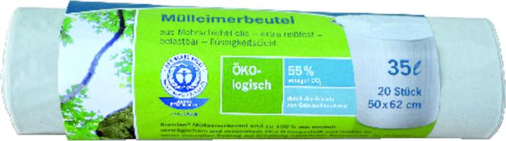 Secolan Afvalzakken 35,0 l wit 25,0 µm, 20 stuks. (20 x, 35 l)