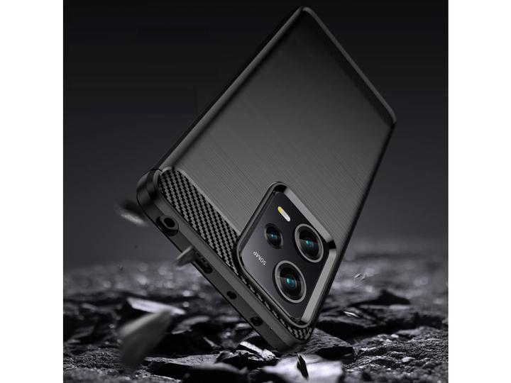 Produktbild Screenguard Xiaomi Poco X5 Pro 5G Hülle Carbon Brushed Soft TPU (Oppo Reno 5 Pro 5G)