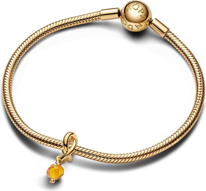 Actual product image Pandora Moments birthstone November (Metal, Gold plated)