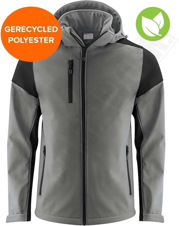 Sharp Drucker Prime Softshell Jacke Männer Schwarz/Stahl grau - Grösse xxxl (3XL)