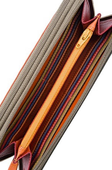 Produktbild Mywalit Large Double Zip Around Purse Geldbörse Leder 18 cm
