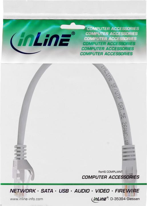 Immagine prodotto InLine Cavo patch (U/UTP, CAT5e, 0.30 m)