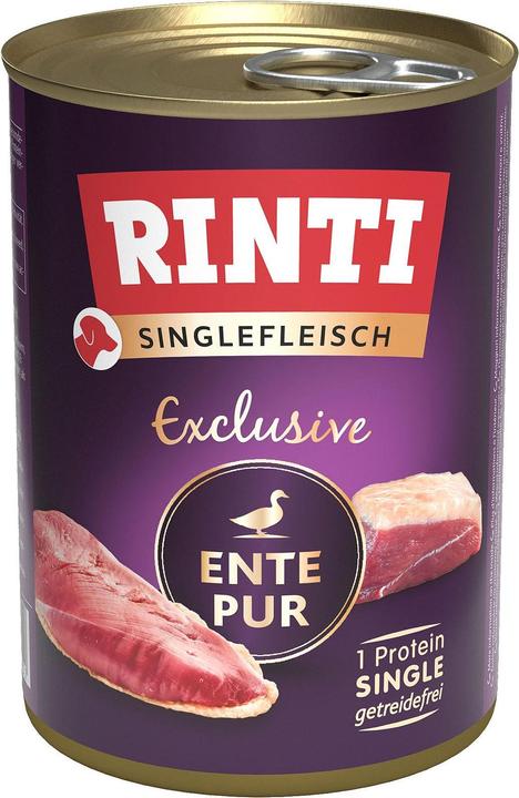 Actual product image Rinti Single meat duck PUR, 400g (Adult, 1 pcs., 400 g)