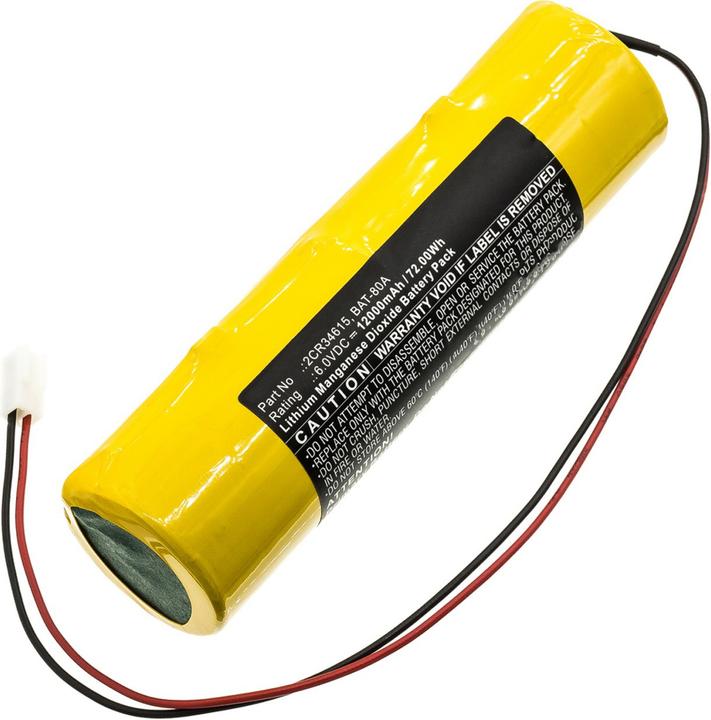 Produktbild AccuCell Speicherbatterie Jablotron JA-80A, BAT-80A, JA-80A, BT-80A (Gerätespezifisch, 1200 mAh)