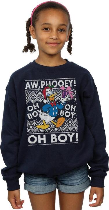 Immagine prodotto Disney Donald Duck Christmas Fair Isle Felpa Ragazze (128)