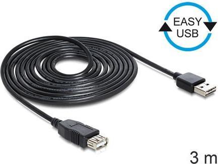 Actual product image Delock Easy USB A - USB A (3 m, USB 2.0, 2.50 W)