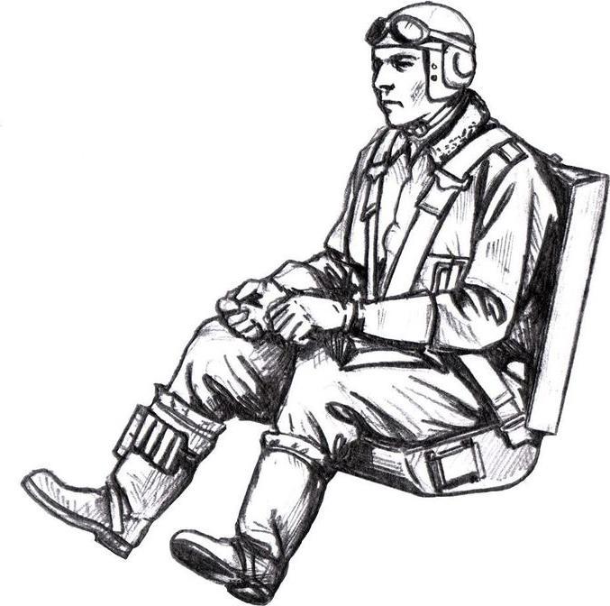 Immagine prodotto CMK Pilota tedesco di Bf 109G, seduto (per kit Eduard)