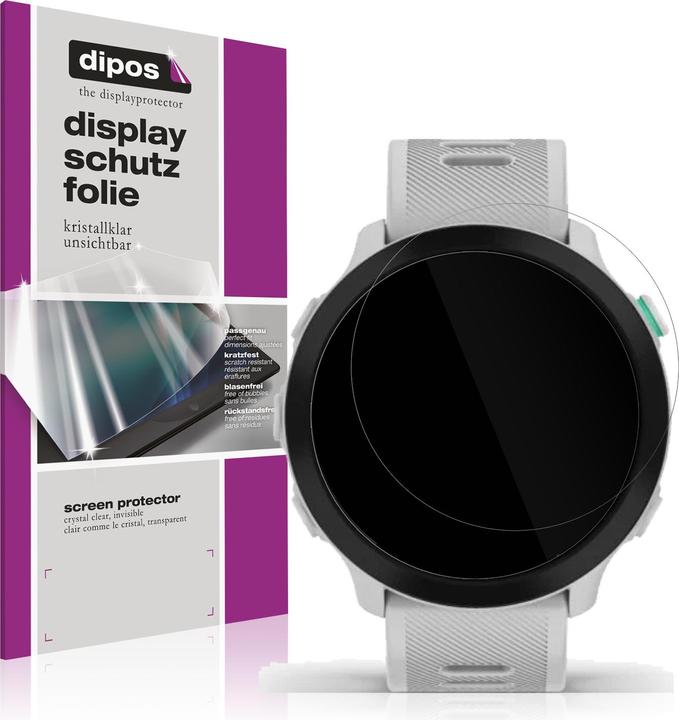 Dipos Screen Protector Crystalclear for Garmin Forerunner 55