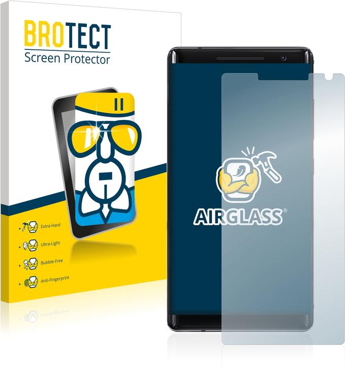 Produktbild BROTECT AirGlass Panzerglasfolie (1 Stück, Nokia 8 Sirocco)