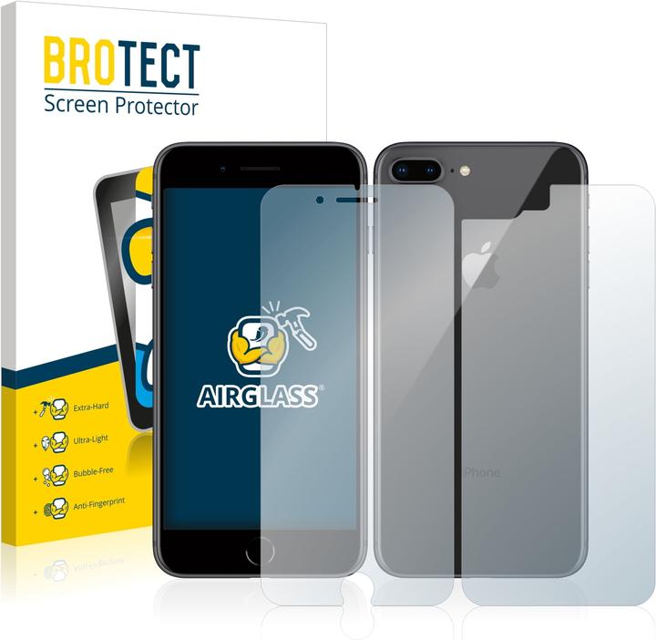 Actual product image BROTECT AirGlass Glass (1 Piece, Apple iPhone 8 Plus)