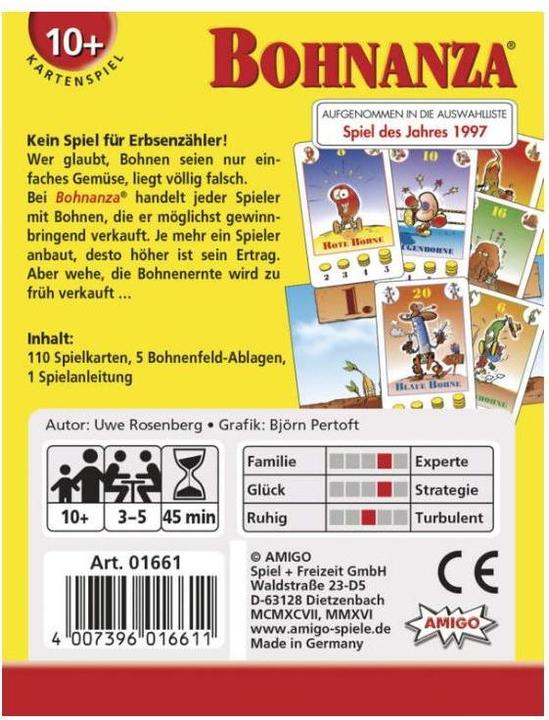 Actual product image Amigo Bohnanza (German)