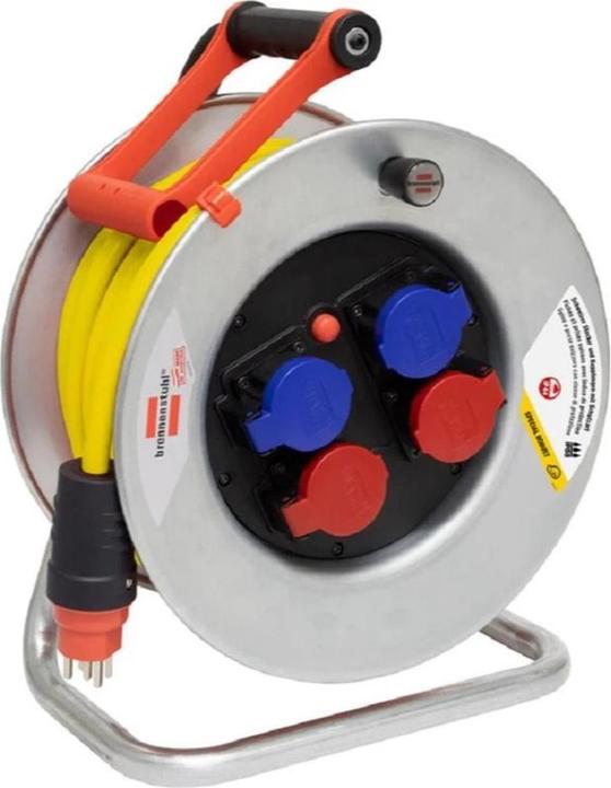 Actual product image Brennenstuhl Cable drum Garant SK 320, 25m AT-N07V3V3-F 5G2.5, 400V/16A, 2xT25/23, IP55 (25 m, 2.50 mm²)