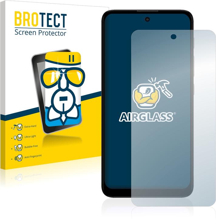 Actual product image BROTECT AirGlass Glass (1 Piece, Motorola Moto E40)