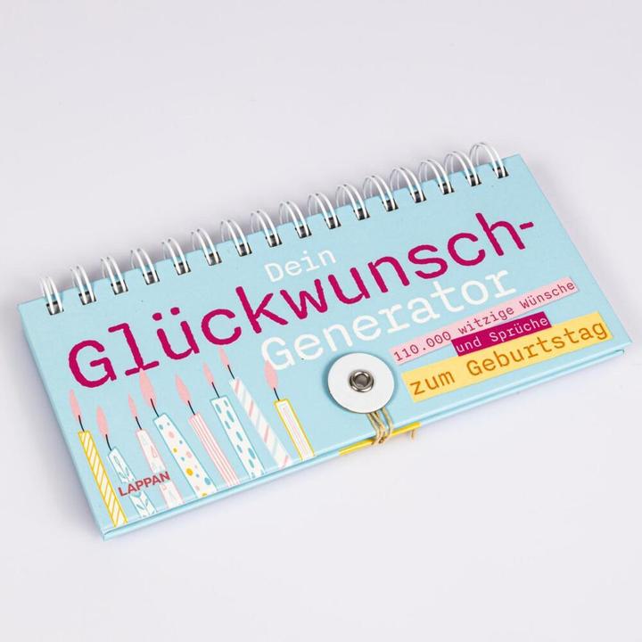 Image du produit Dein Glückwunsch-Generator zum Geburtstag (Allemand, Éditions Lappan, 2024)