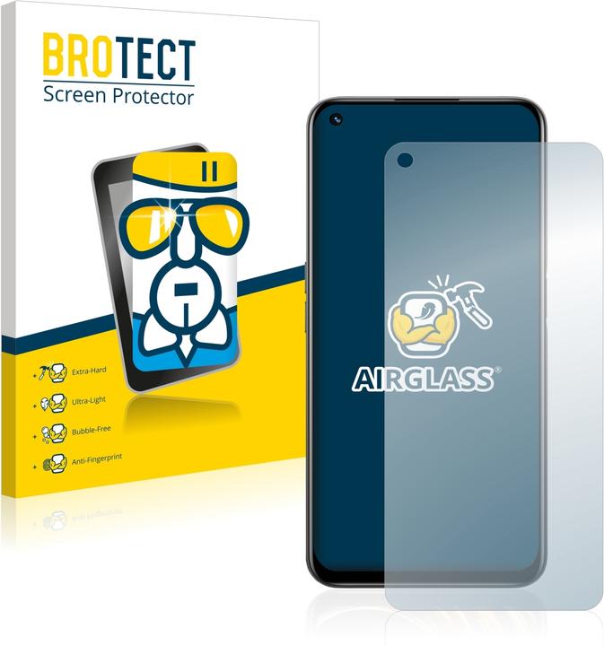 Produktbild BROTECT AirGlass Panzerglasfolie (1 Stück, Realme 8i)