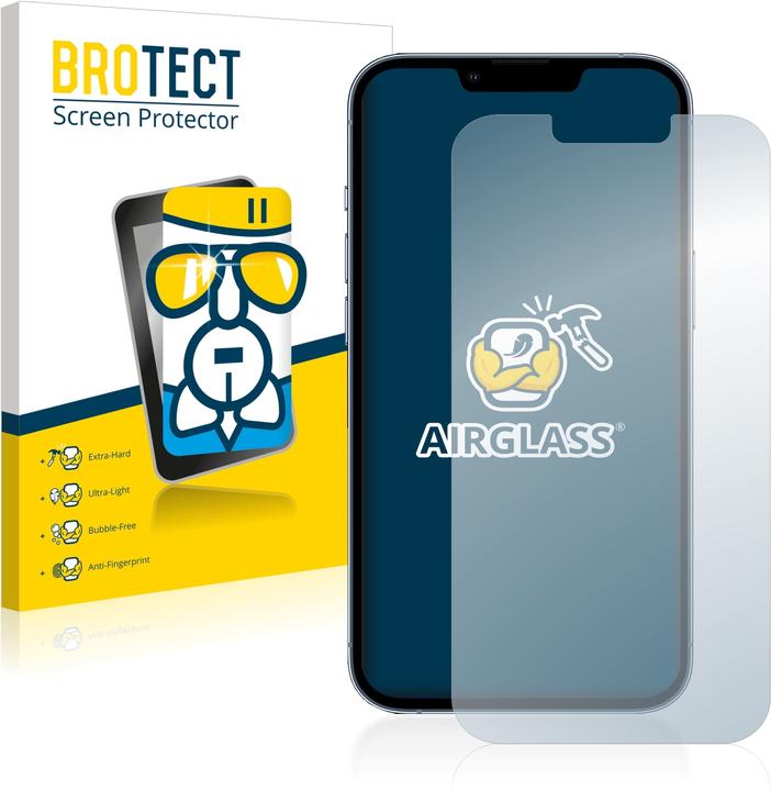 Produktbild BROTECT AirGlass Panzerglasfolie (1 Stück, Apple iPhone 13 Pro)