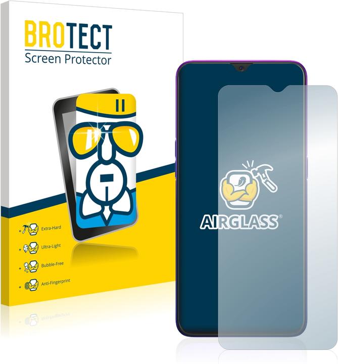 Produktbild BROTECT AirGlass Panzerglasfolie (1 Stück, Oppo Reno Z)