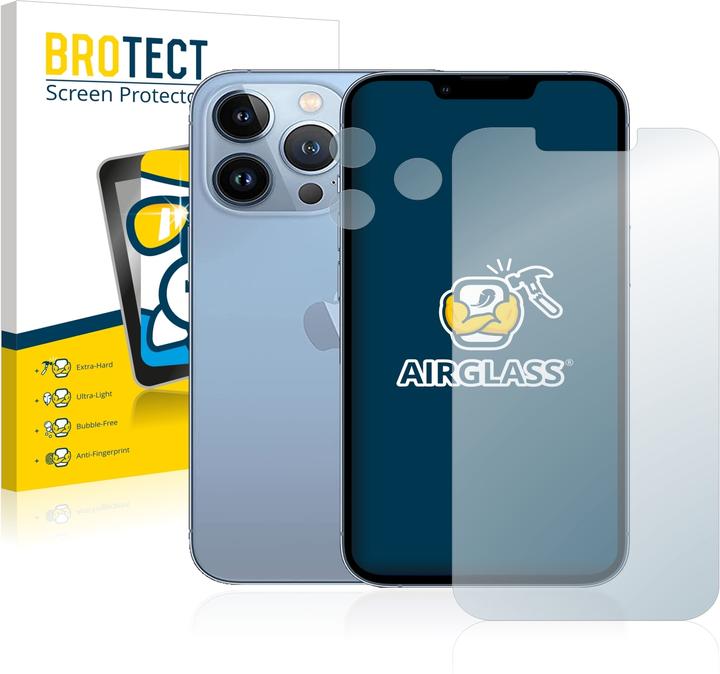 Produktbild BROTECT AirGlass Panzerglasfolie (1 Stück, Apple iPhone 13 Pro)