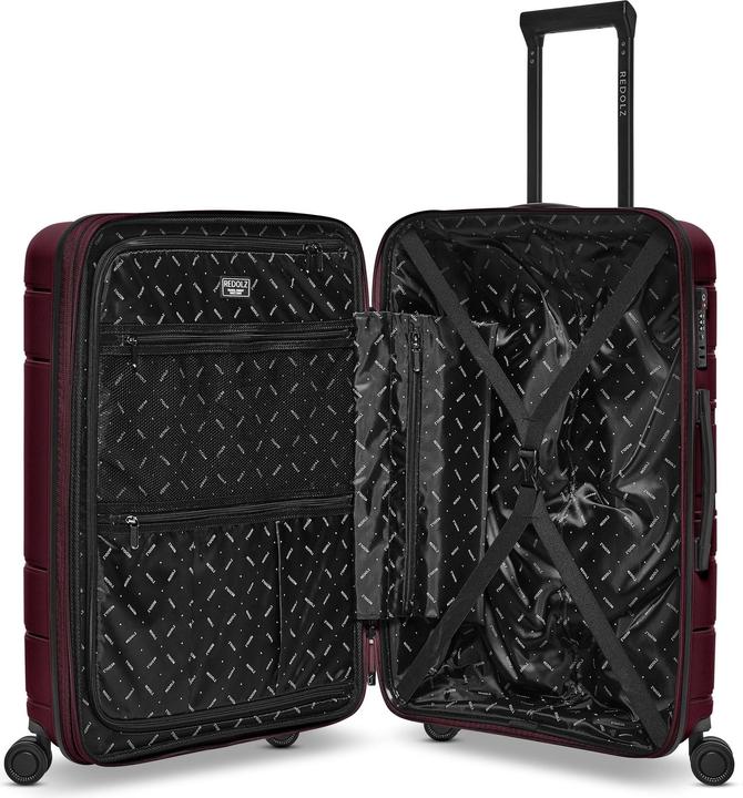 Actual product image Redolz Essentials 11 4 Rollen Trolley 66 cm mit Dehnfalte (80 l)