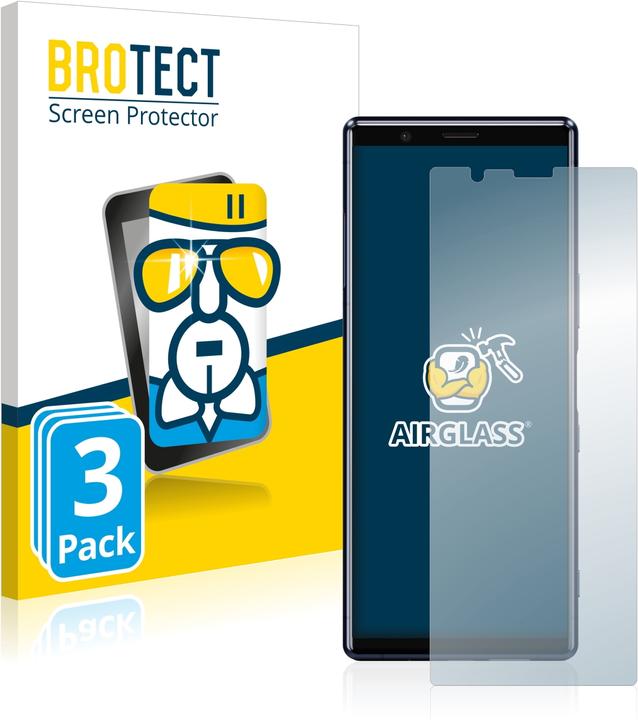 BROTECT AirGlass Glass (3 Piece, Sony Xperia 5)