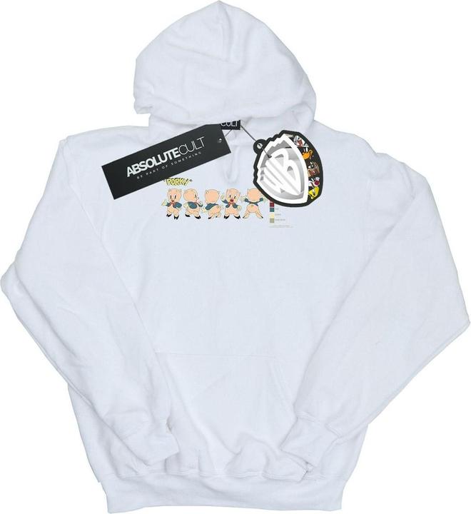 Immagine prodotto Looney Tunes Porky Pig Colour Code Felpa con Cappuccio Donna (M)