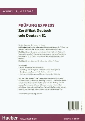 Produktbild Zertifikat Deutsch telc Deutsch B1 (Deutsch, Ludwig Lier, 2023)