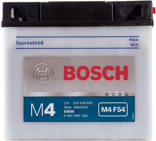 Actual product image Bosch Automotive M4 F54 (12 V, 30 Ah, 180 A)