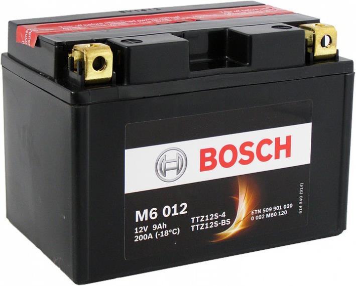 Actual product image Bosch Automotive M6 012 (12 V, 9 Ah, 200 A)