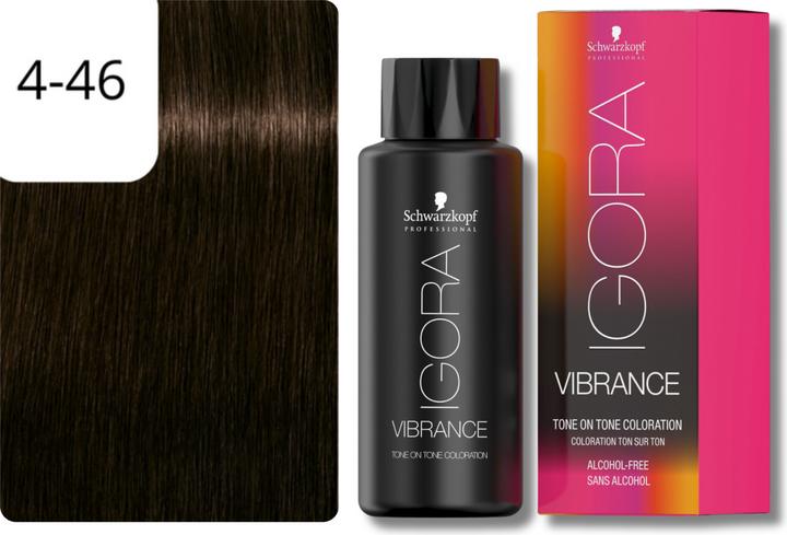 Immagine prodotto Schwarzkopf Professional IGORA VIBRANCE Colorazione tono su tono (4-46 Cioccolato Beige Marrone Medio)