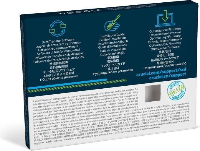 Produktbild Crucial P2 (250 GB, M.2 2280)