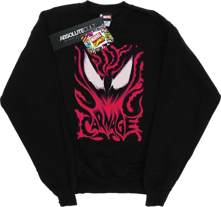 Actual product image Boys Venom Carnage Sweatshirt (152, 158)