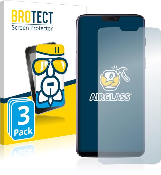 Immagine prodotto BROTECT AirGlass Vetro (3 Pezzo/i, OnePlus 6)