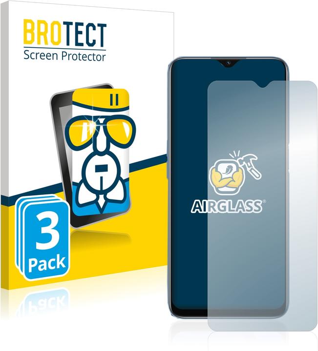 Image du produit BROTECT AirGlass Verre (3 pièce(s), Oppo A16)