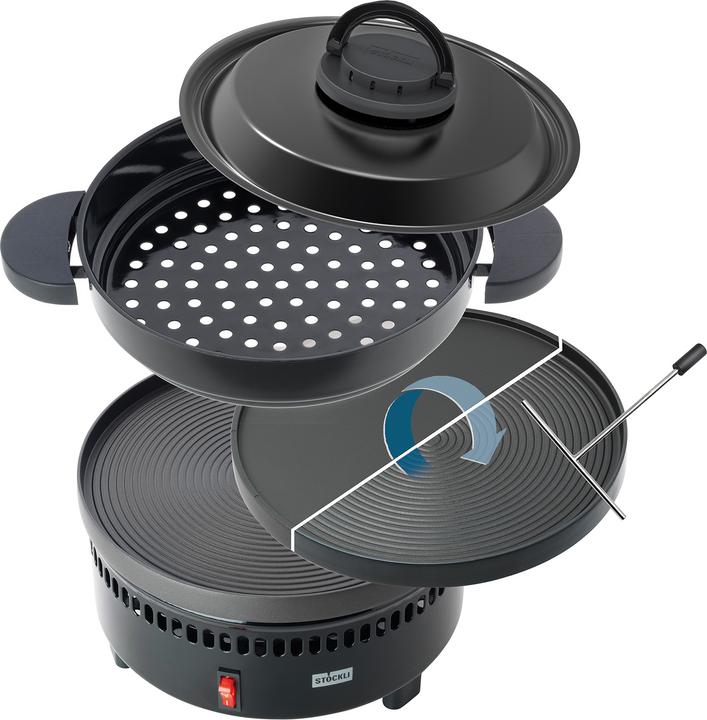 Stöckli Marroni oven with grill plate