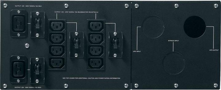 Image du produit APC ServiceBypassPanneau de dérivation SUA / SURT-D noir 4U rack / conversion de tour