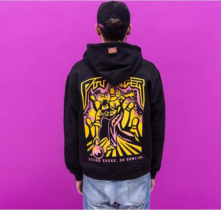 Actual product image Pit Viper Skiing Sucks Zip Hoodie (S)