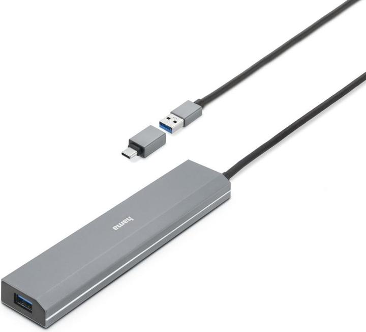 Actual product image Hama 7 Port USB-Hub (USB-C, 7 Ports)