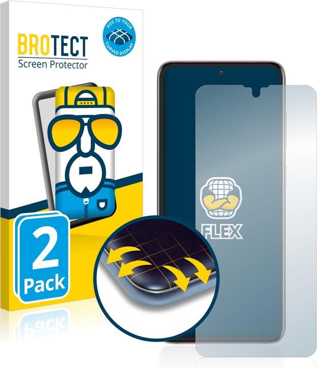 Produktbild BROTECT Full-Cover Displayschutz (2 Stück, Samsung Galaxy S20 5G)
