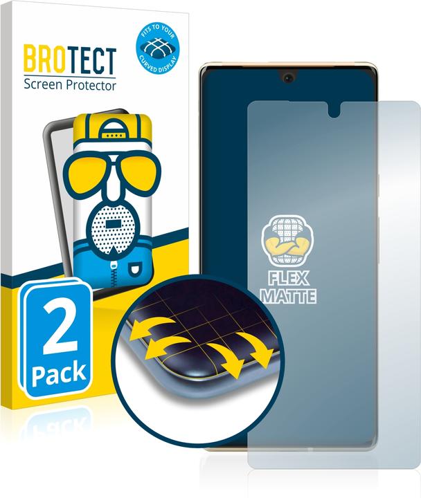 BROTECT Full-Cover Displayschutz Matt (2 Stück, Google Pixel 6 Pro)
