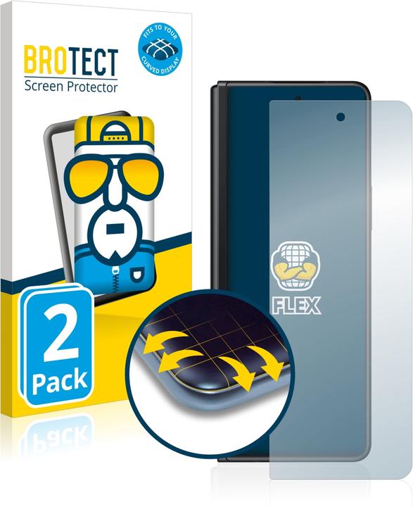 Produktbild BROTECT Full-Cover Displayschutz (2 Stück, Samsung Galaxy Z Fold3)