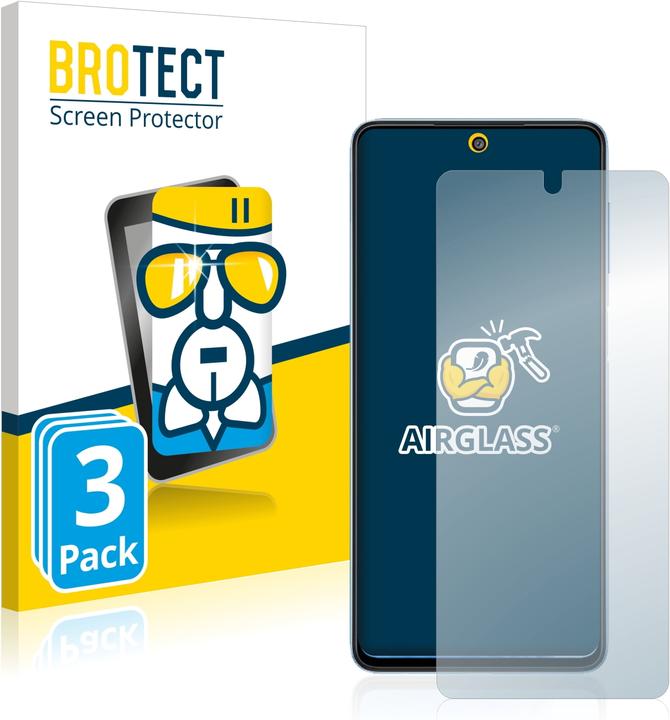 Produktbild BROTECT AirGlass Panzerglasfolie (3 Stück, Samsung Galaxy M52 5G)