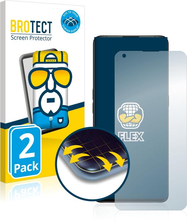 Actual product image BROTECT Full-Cover Protector (2 Piece, Oppo Find X2 Pro)