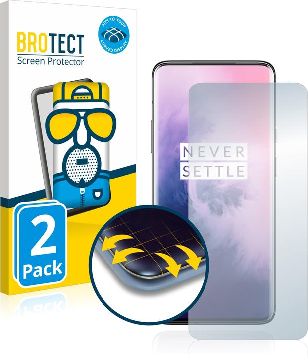 Image du produit BROTECT Full-Cover Protection Mat (2 pièce(s), OnePlus 7 Pro)