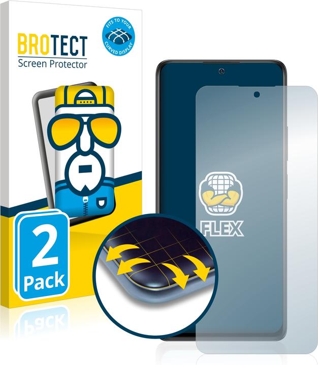 Actual product image BROTECT Full-Cover Protector (2 Piece, Xiaomi Redmi Note 10 Pro)