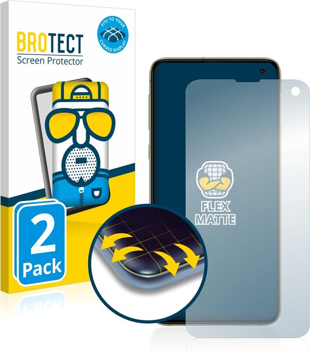 Image du produit BROTECT Full-Cover Protection Mat (2 pièce(s), Samsung Galaxy S10e)